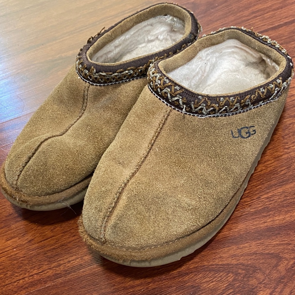 UGG Talisman Chestnut Suede Slip-Ons